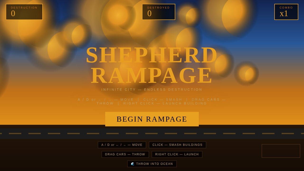 Shepherd Rampage — Destruction