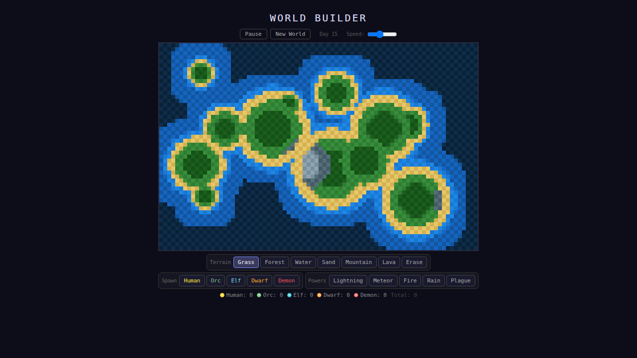 World Builder — God Sim Sandbox